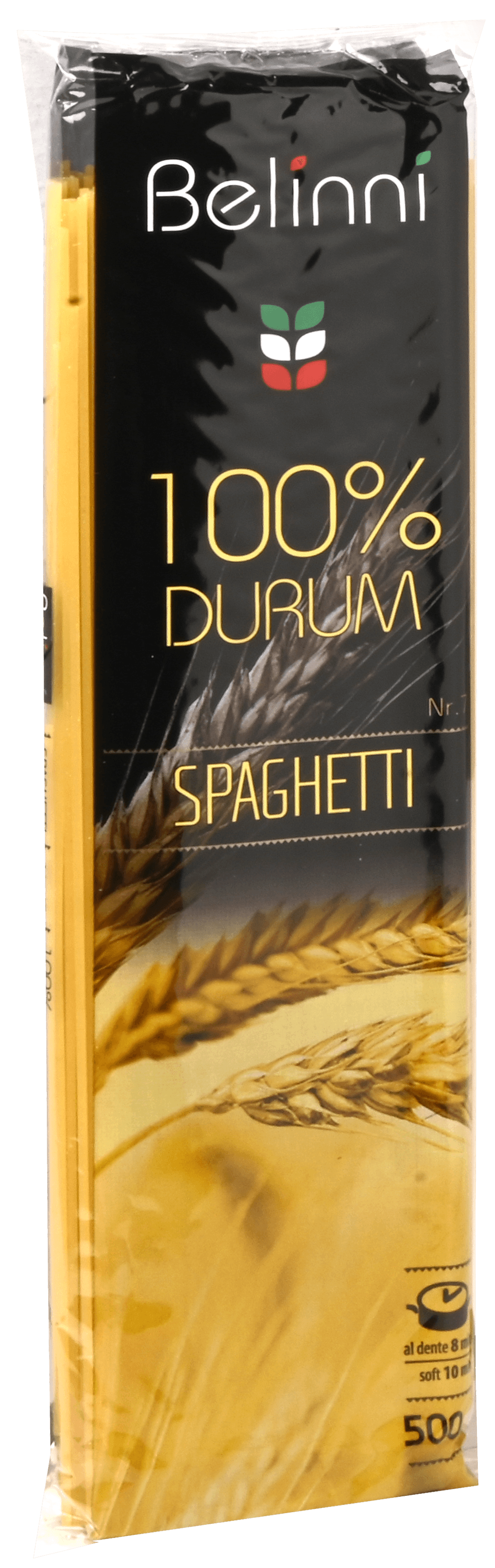 3 pakken Belinni 100% Durum Spaghetti 500g