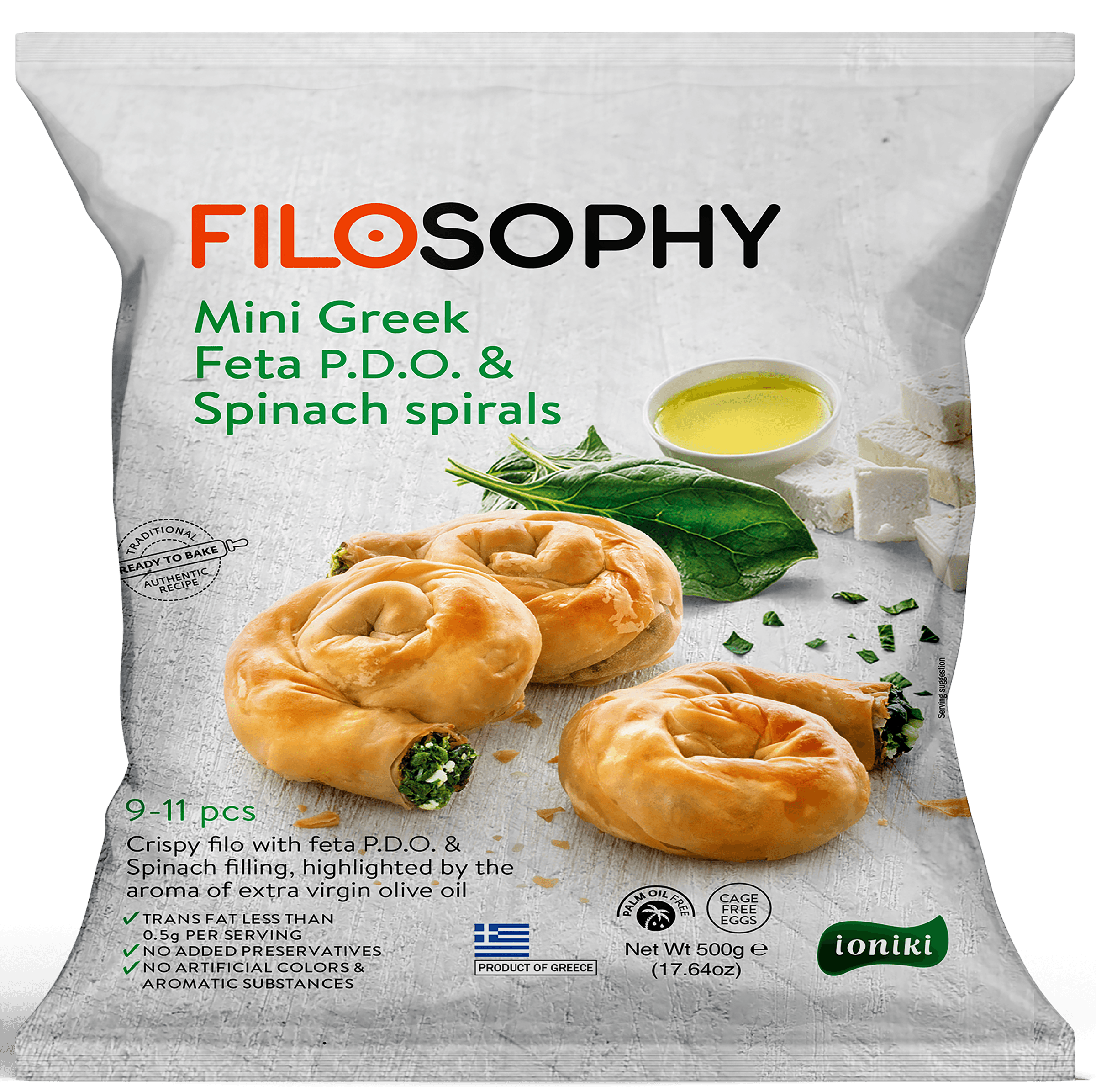 Ioniki Filo Mini Spiraaltaartjes 500g
