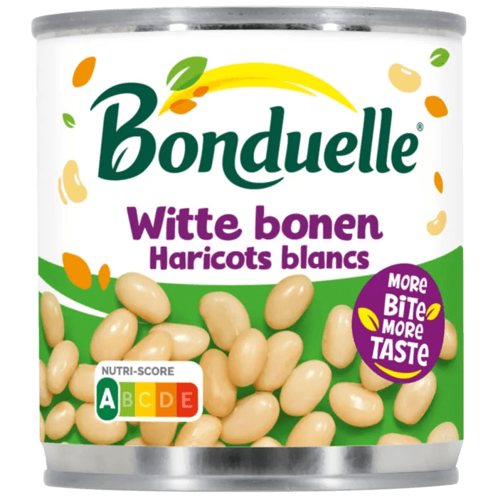 4 blikken Bonduelle Witte Bonen 160g