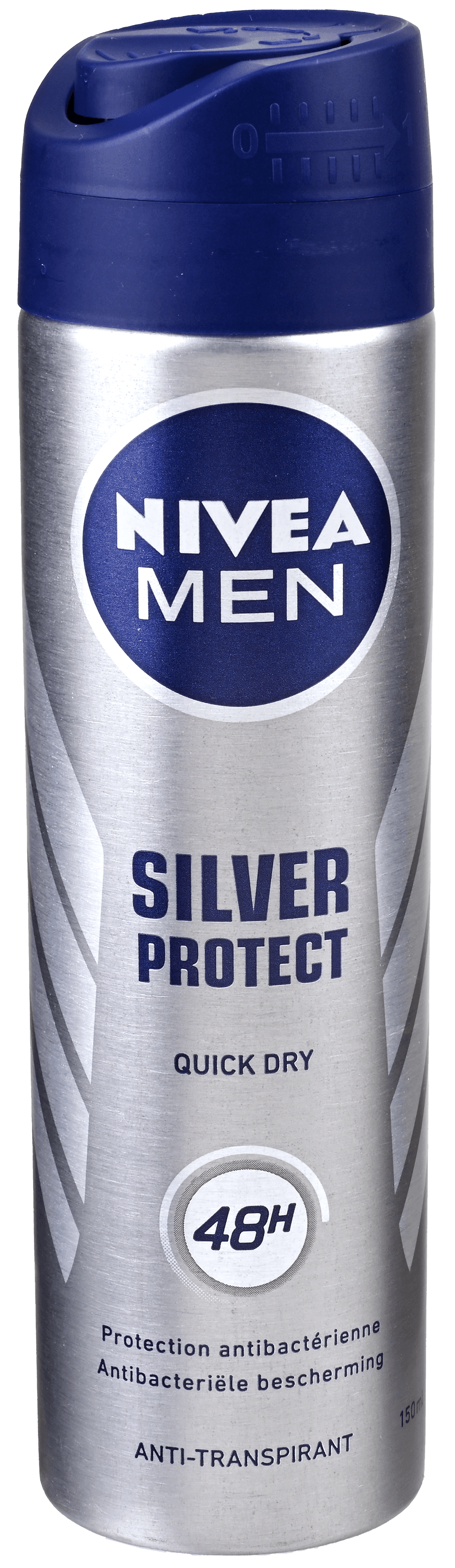 2 bussen Nivea Deospray Men Silver Protect 150ml