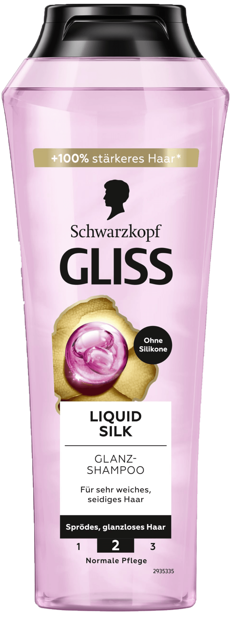 2 flessen Gliss Shampoo Liquid Silk 250ml