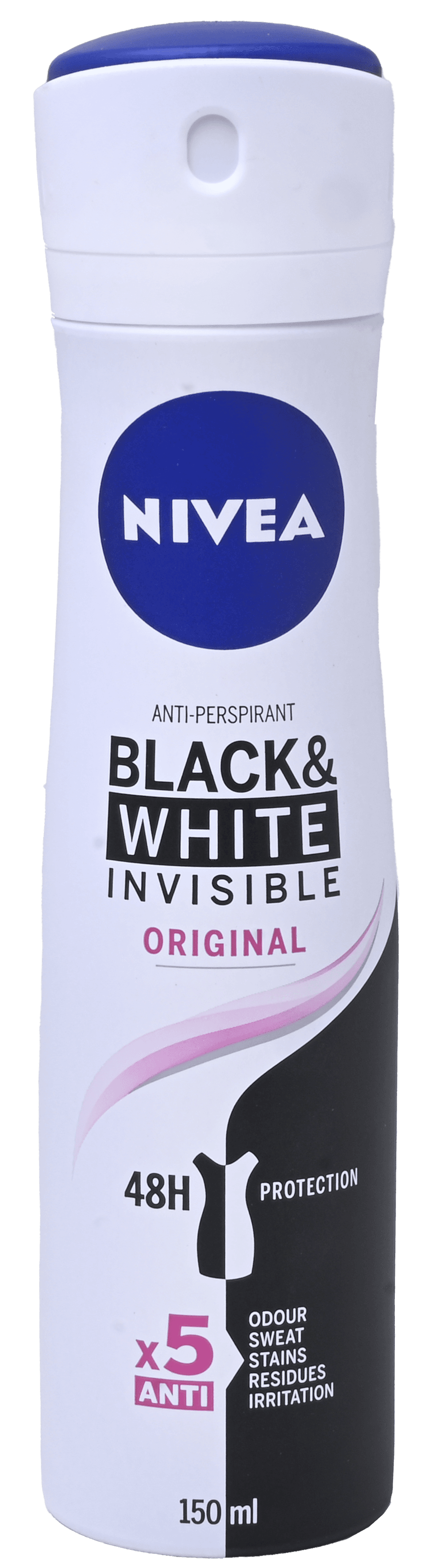 2 bussen Nivea Deospray B&W Invisible 150ml