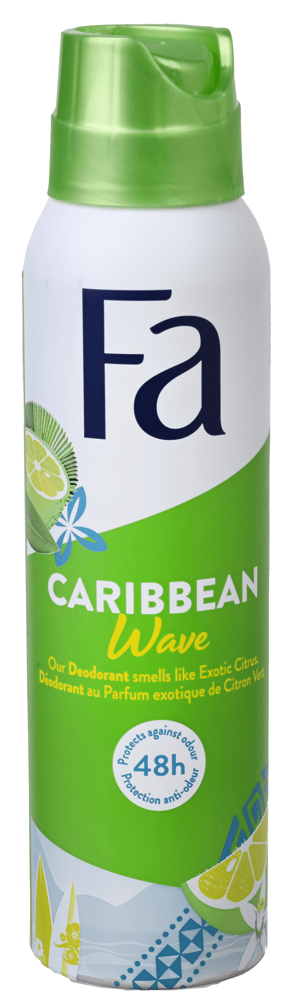 3 bussen Fa Deospray Caribbean Wave 150ml