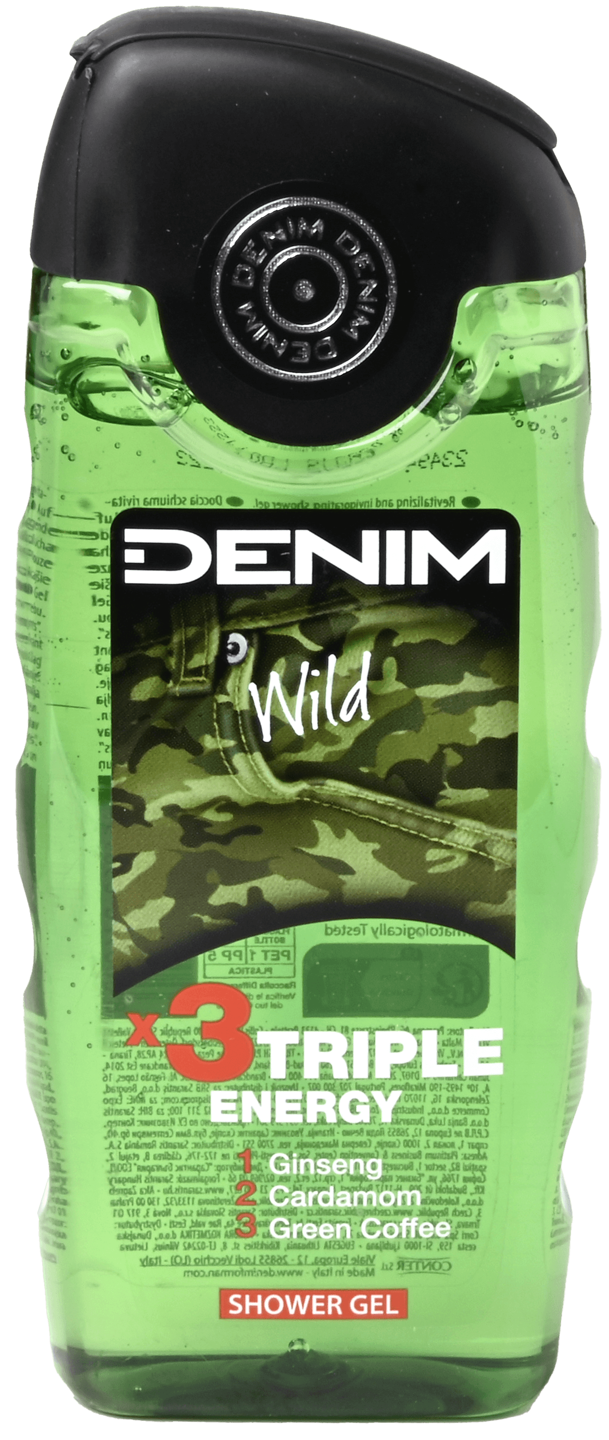2 flessen DENIM Douche Wild 250ml