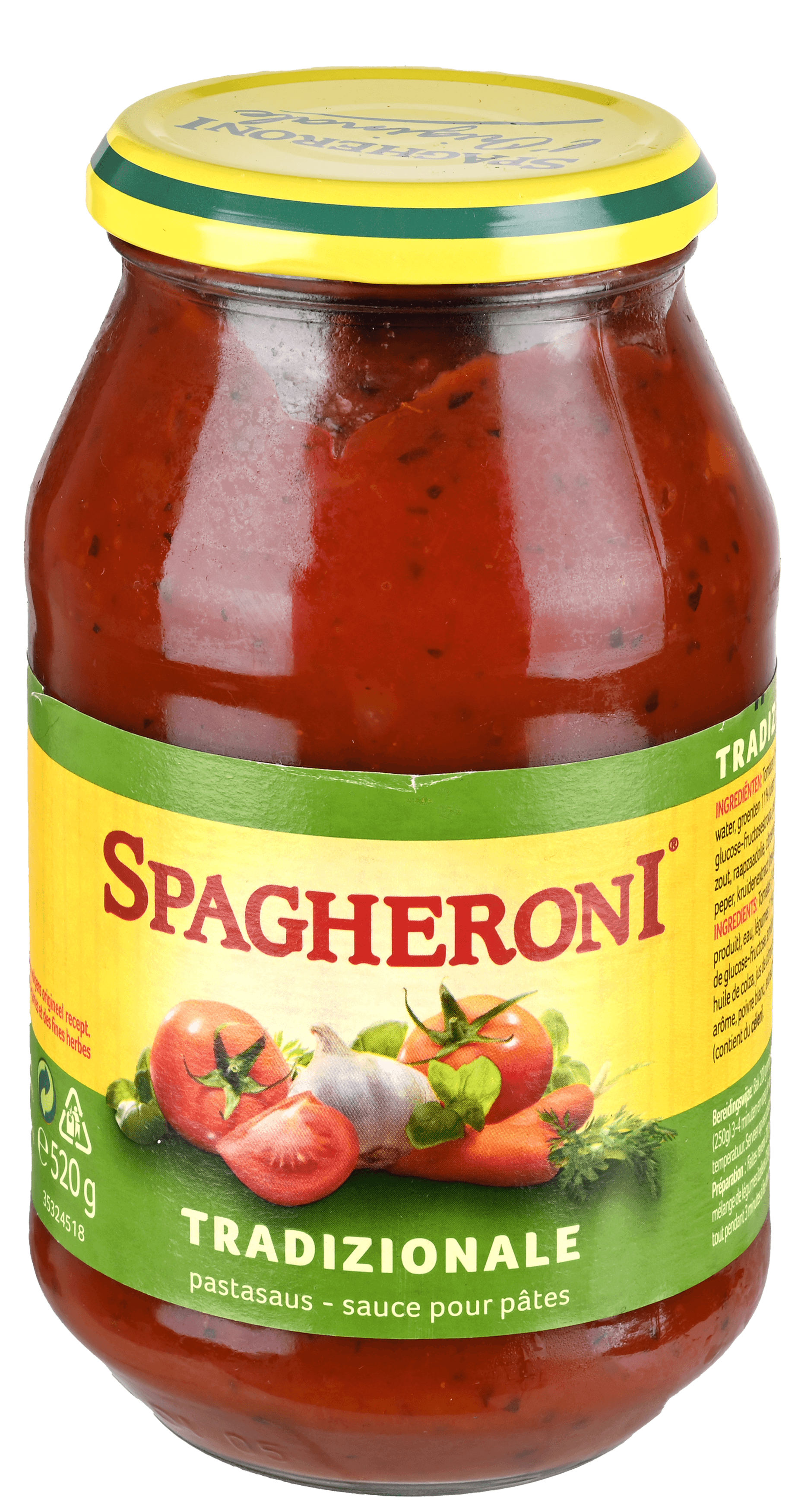 2 potten Spagheroni Pastasaus Tradizionale 520g