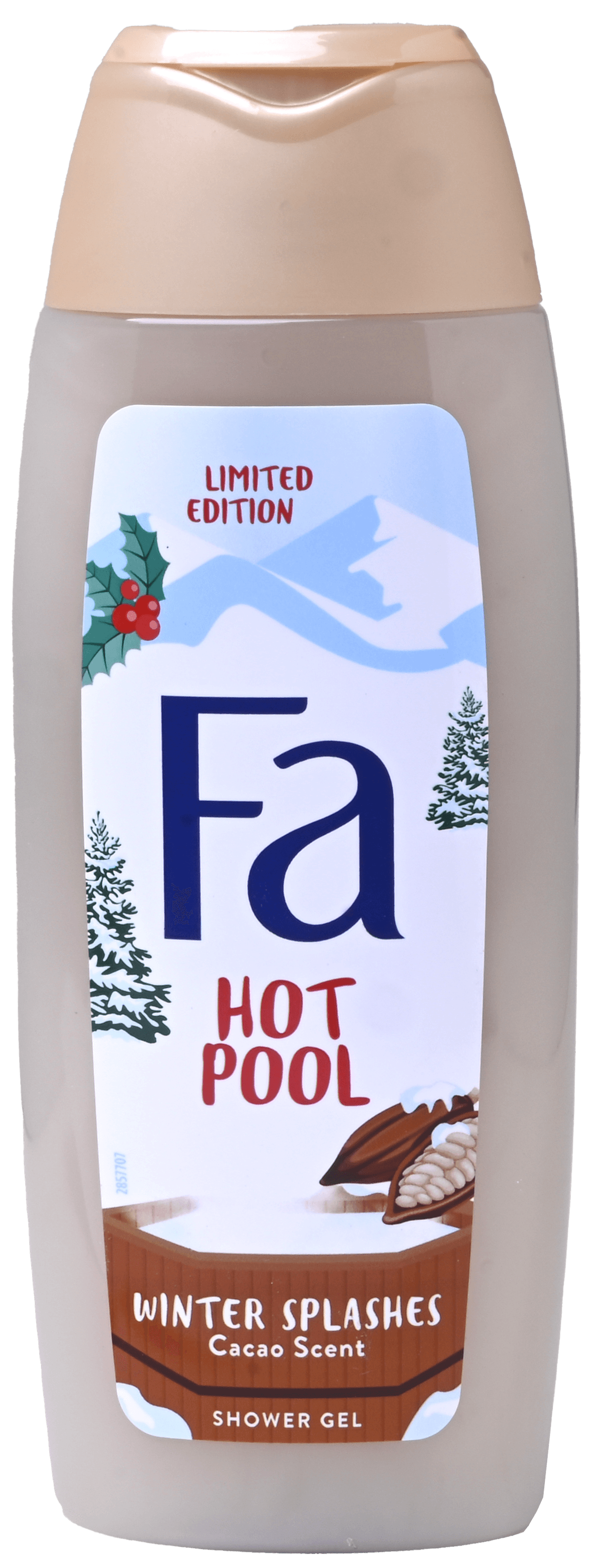 2 flessen Fa Douche Hot Pool Winter Splashes Cacao 250ml