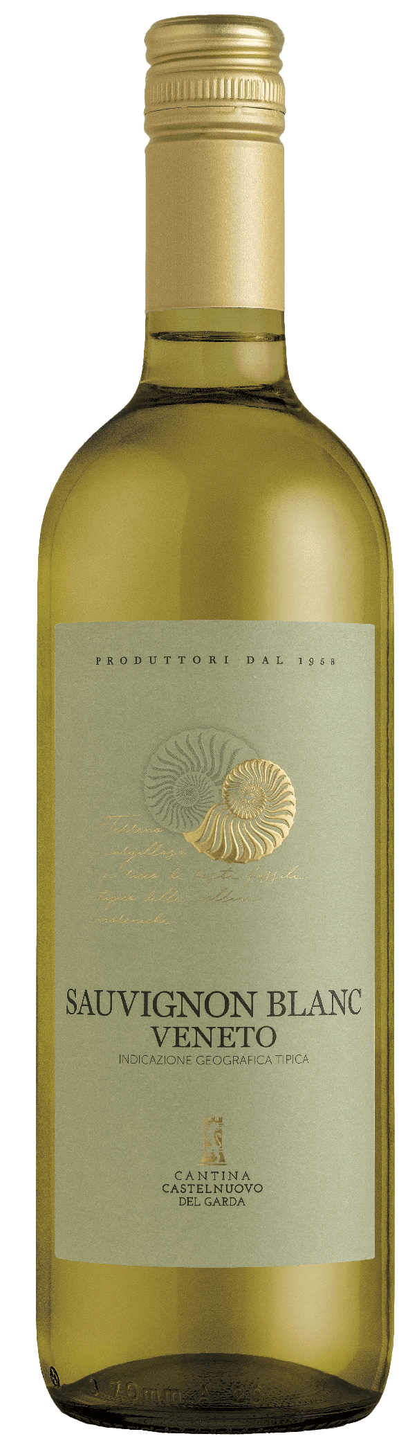 Fles Castel Nuovo Sauvignon Blanc IGT droog groen 0,75 l