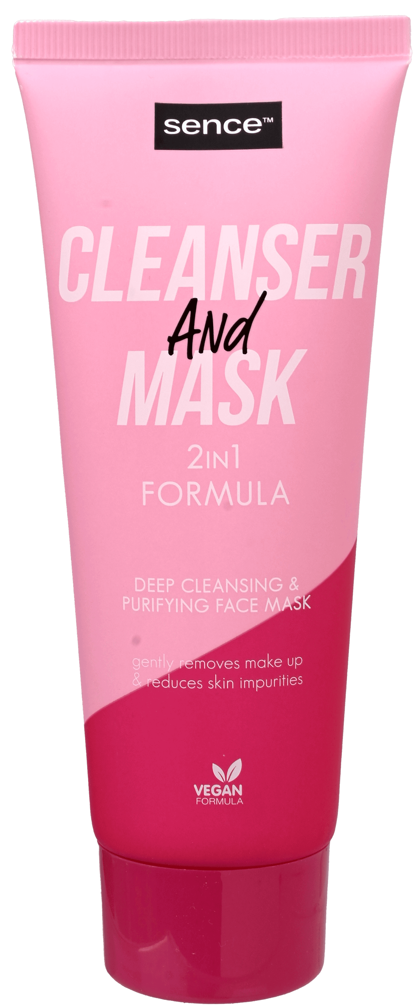 2 flessen Sence Gezichtsmasker 2in1 Reiniger+Masker Glow Girls 100ml