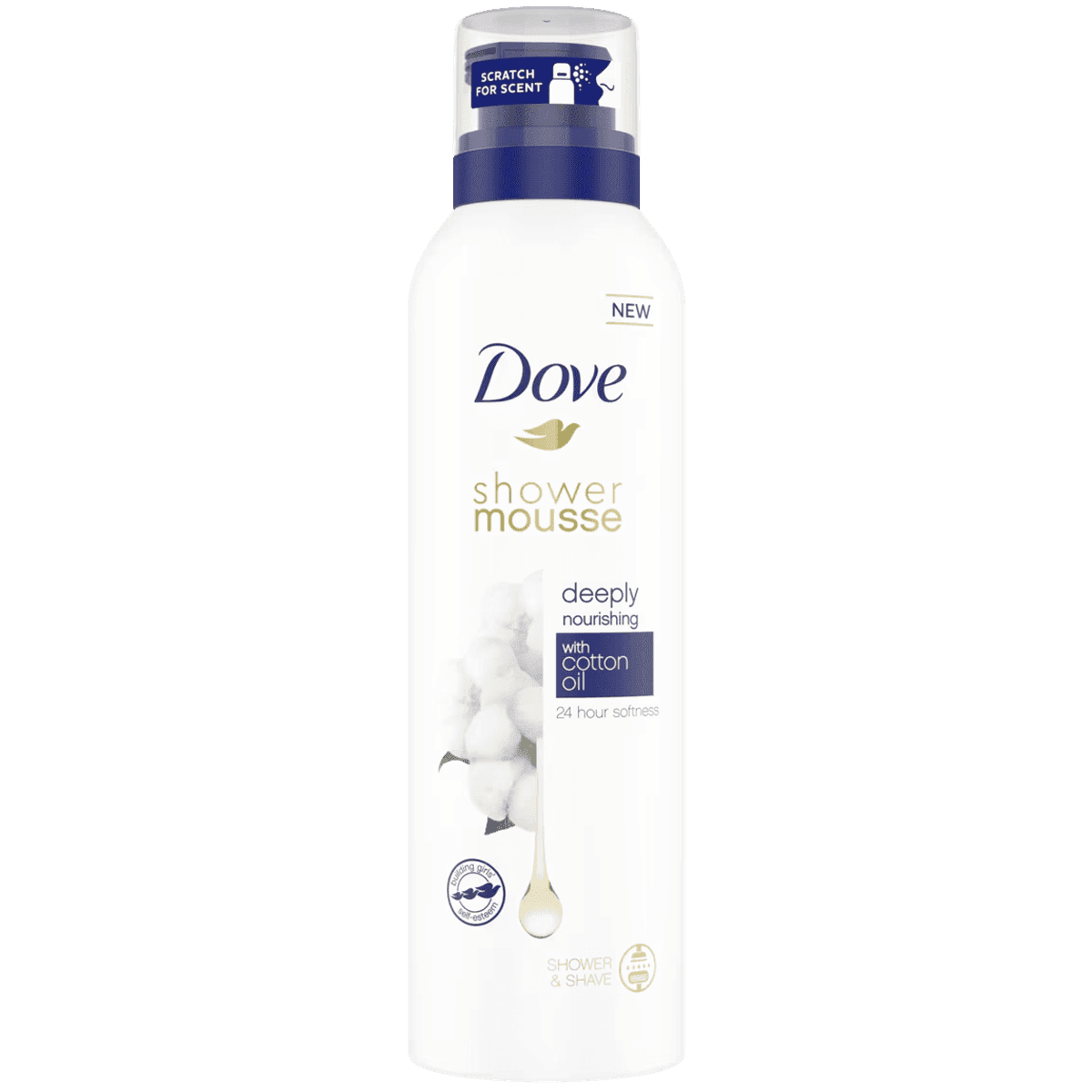 Dove Shower Mousse Deeply Nourishing 200ml