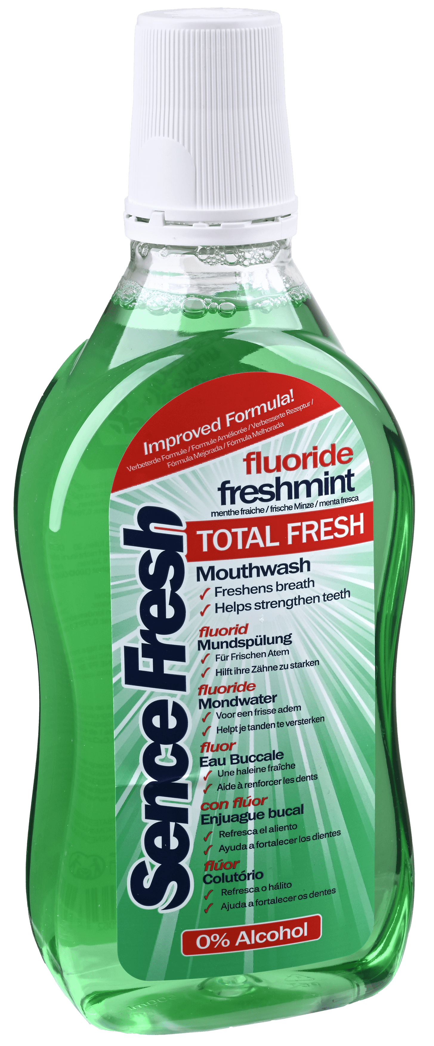 2 flessen SenceFresh Mondwater 500ml