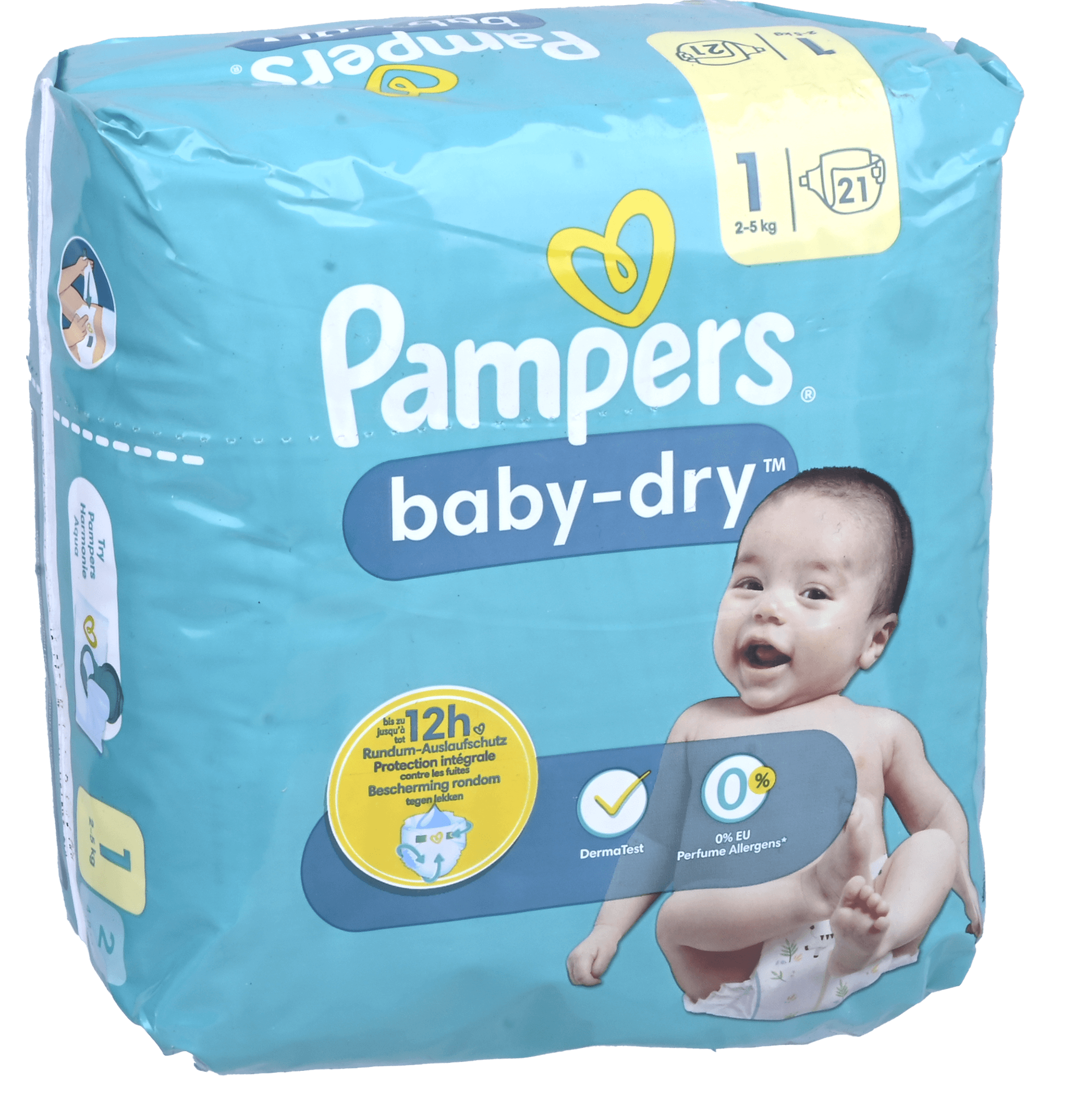 Pampers Luiers New Born Maat 1 2-5kg 21st