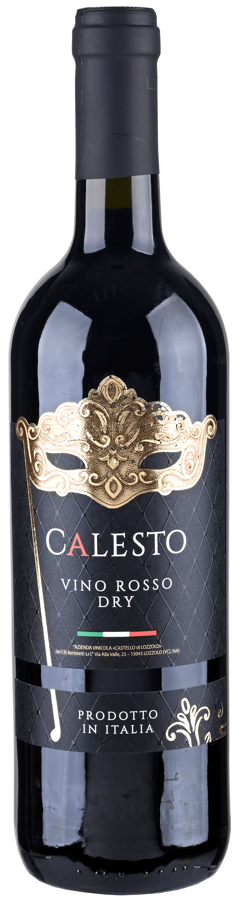 Fles Berteletti Rosso mousserende wijn rood