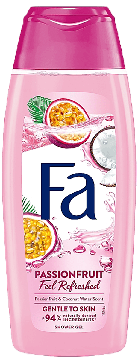2 flessen Fa Douchegel Passsion Fruit 250ml