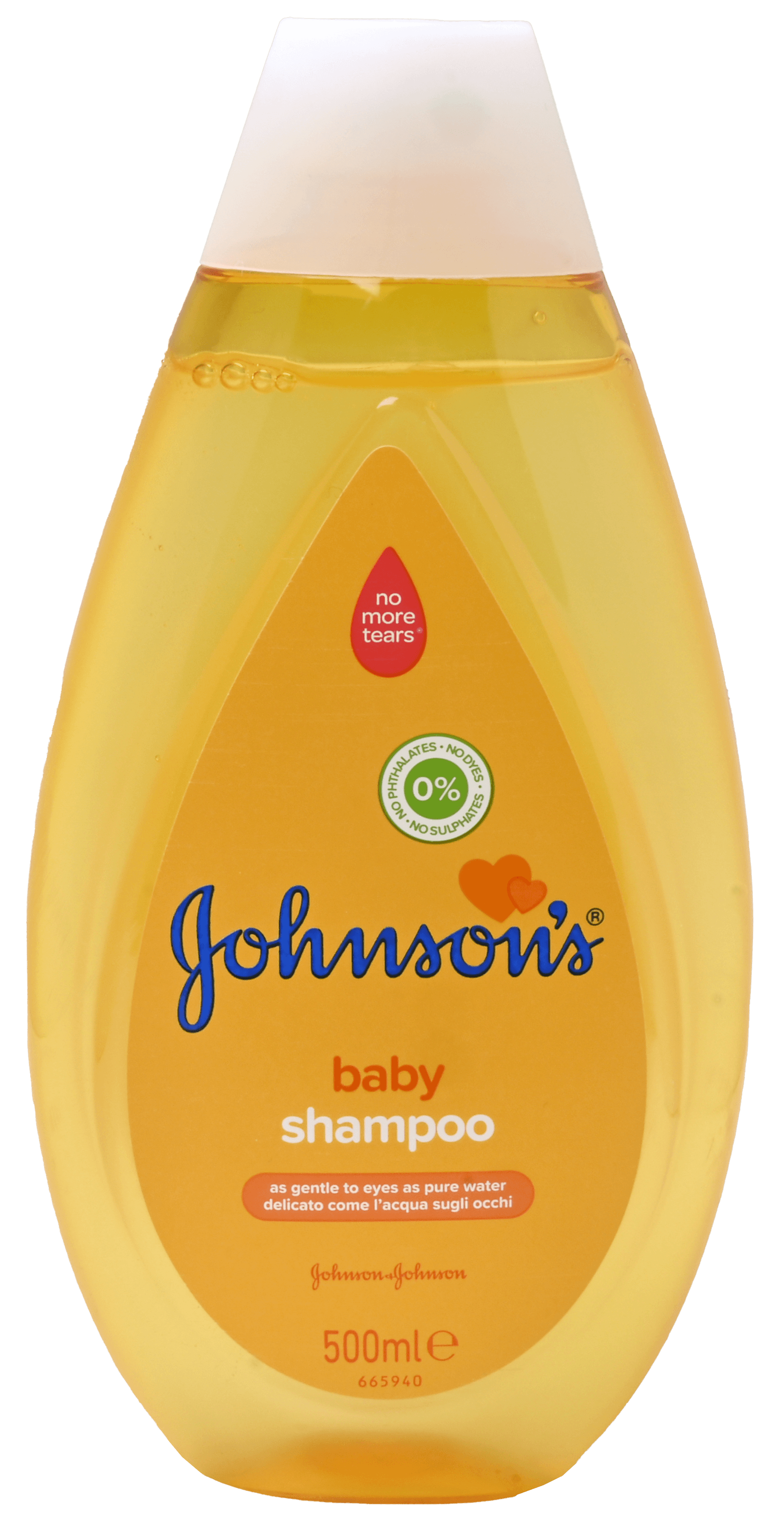 2 flessen Johnson's Baby Shampoo Regular 500ml