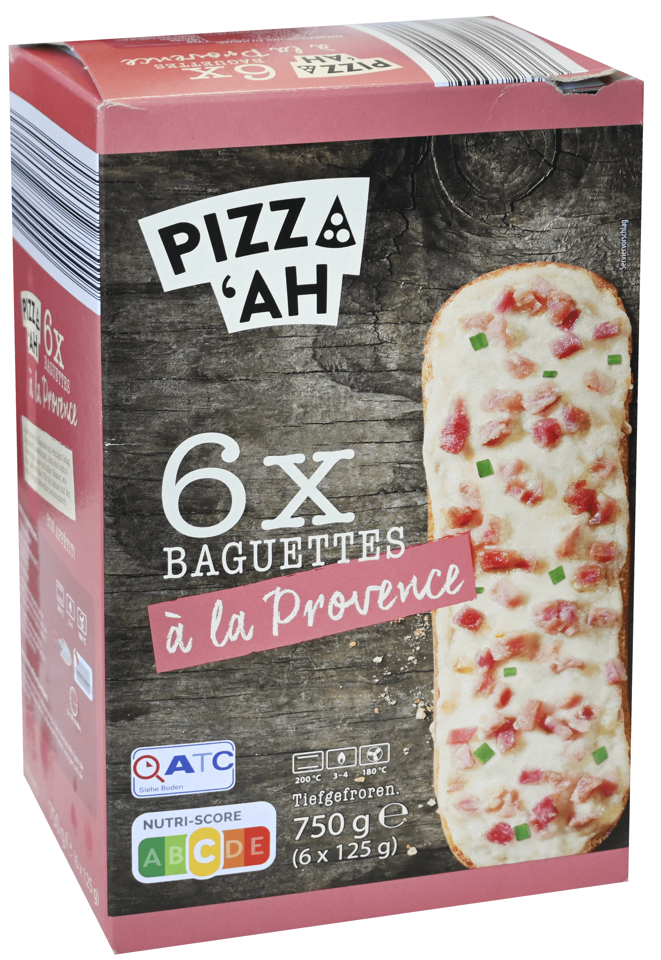 3 pakken Pizza Baguettes á la provence 6x125g
