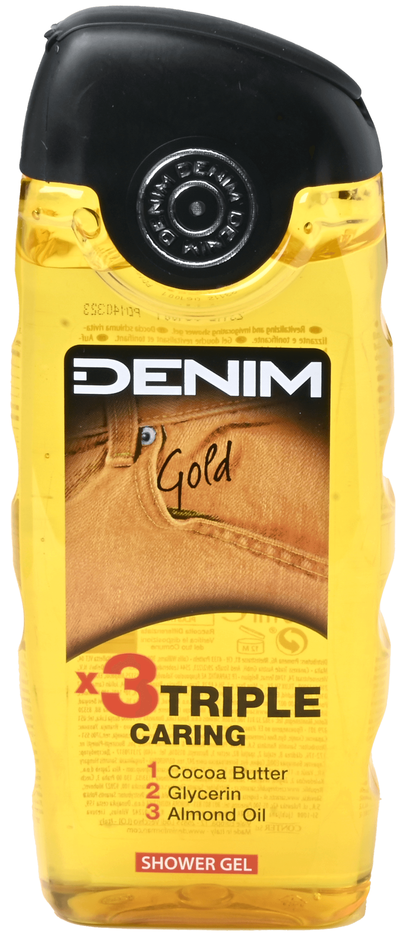 2 flessen DENIM Douche Gold 250ml