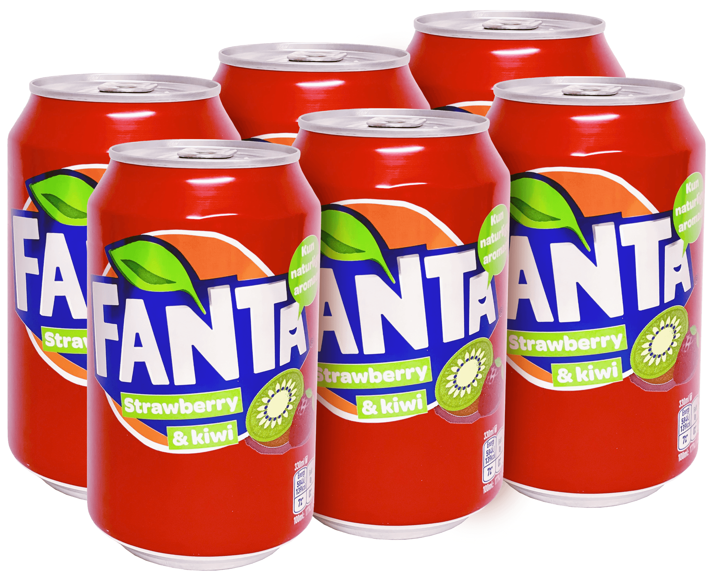 Fanta Strawberry & Kiwi 6-Pack