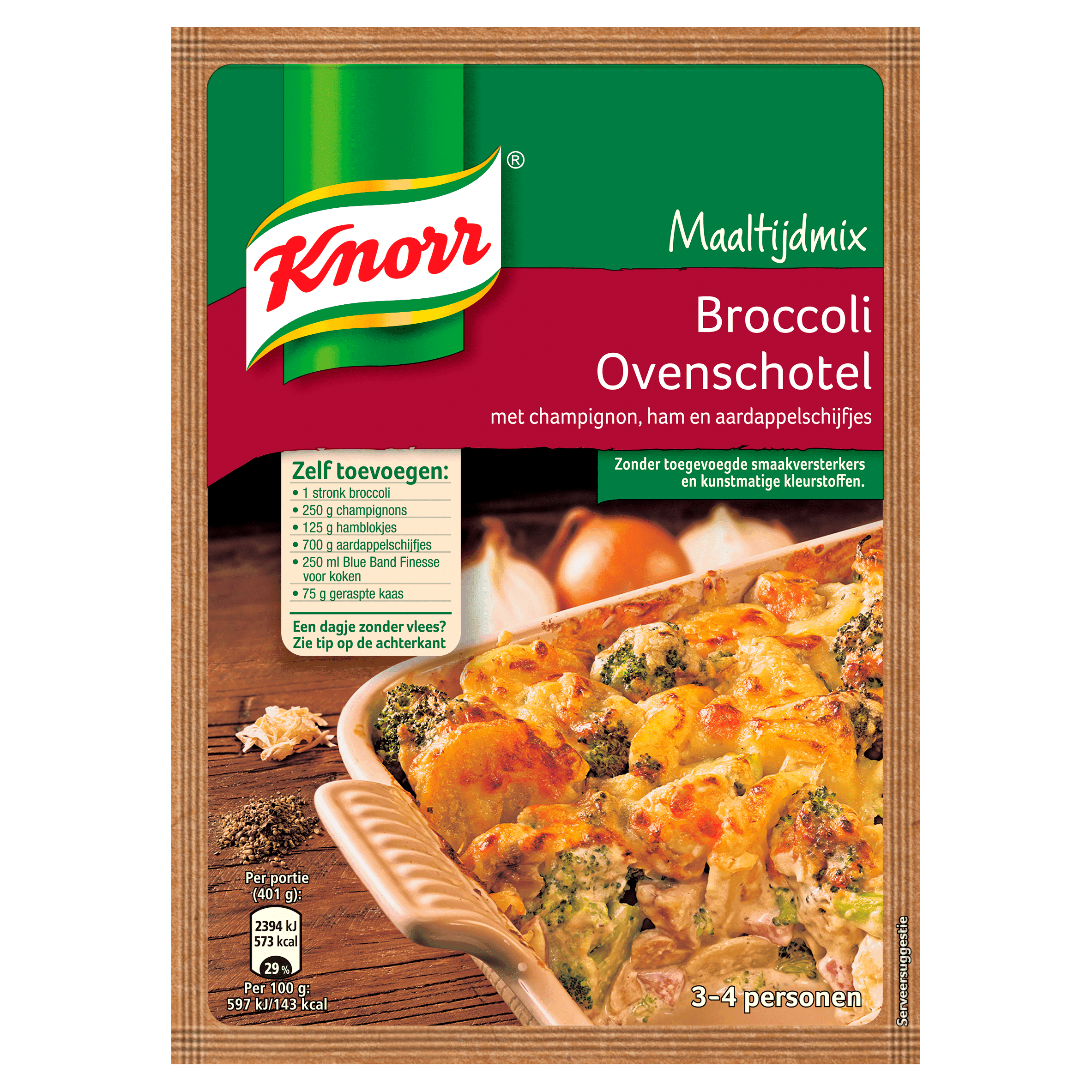 4 zakken Knorr Mix Ovenschotel Broccoli 70g