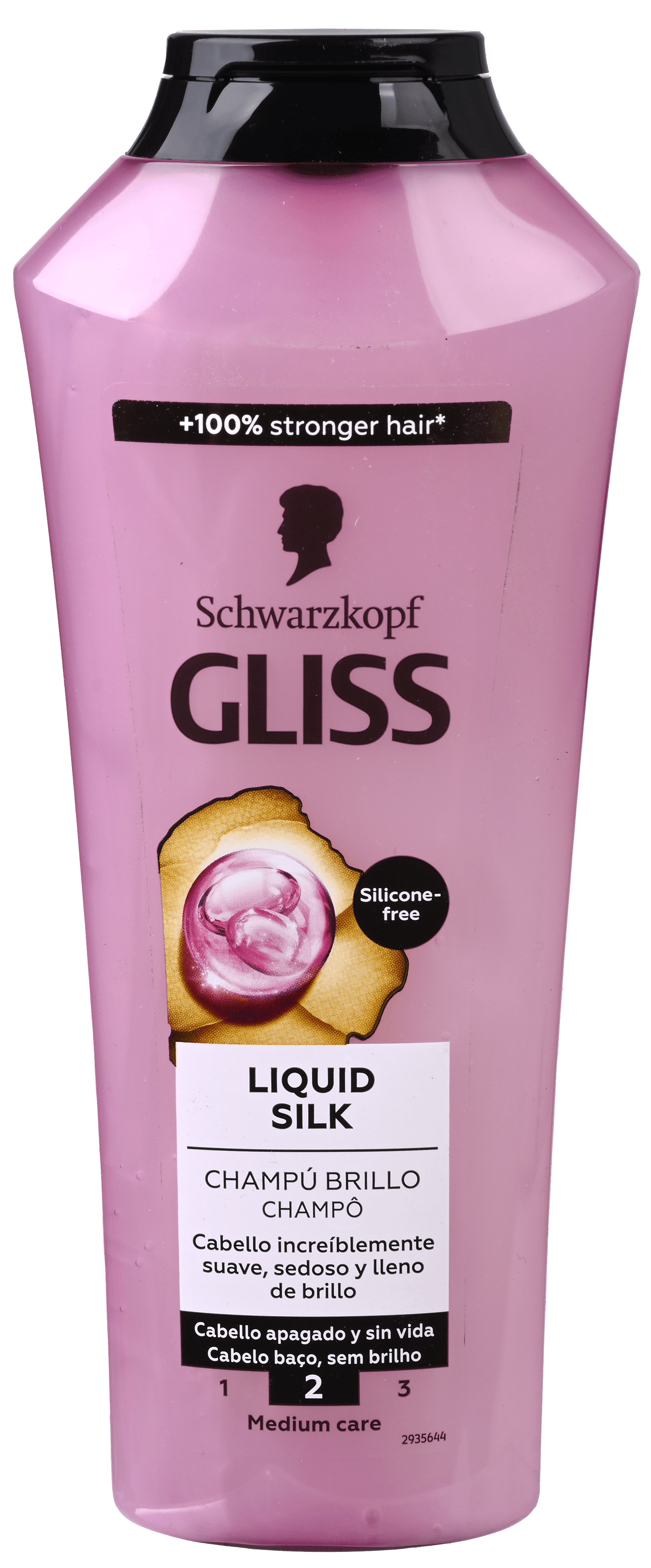 2 flessen Gliss Shampoo Liquid Silk 400ml