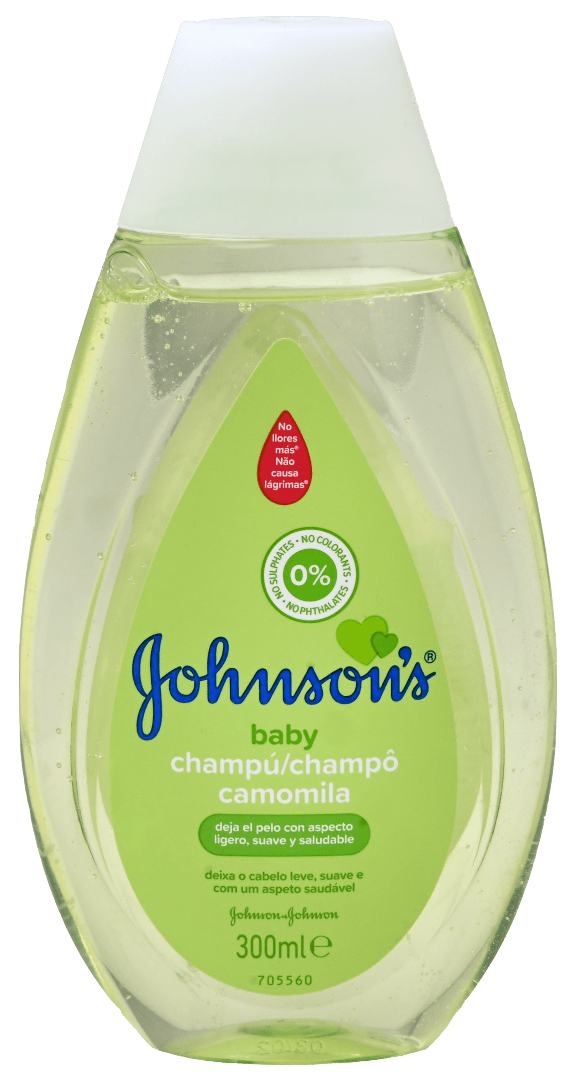 2 flessen Johnson's Baby Shampoo Camomile 300ml