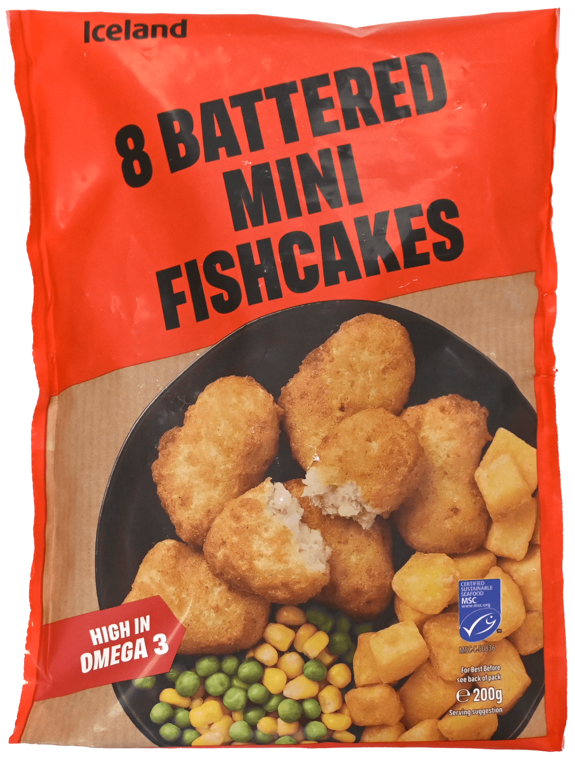 5 zakken Vis Nuggets 200g