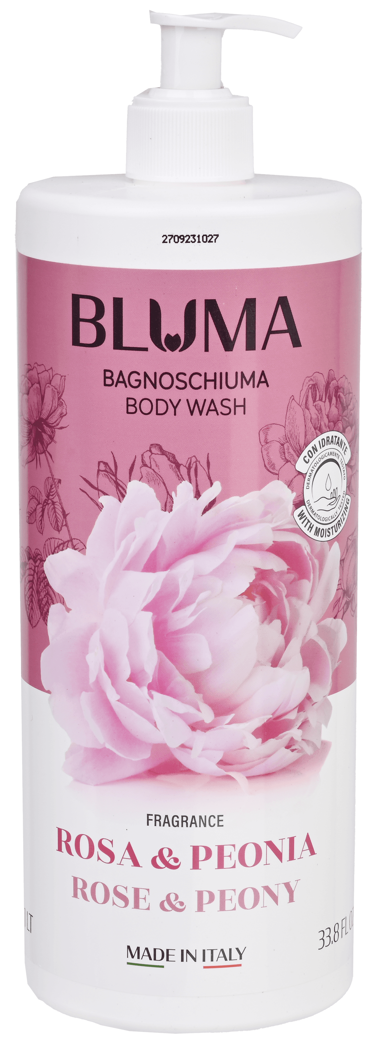 2 flessen Bluma Douche Pomp Rose & Peony 1L