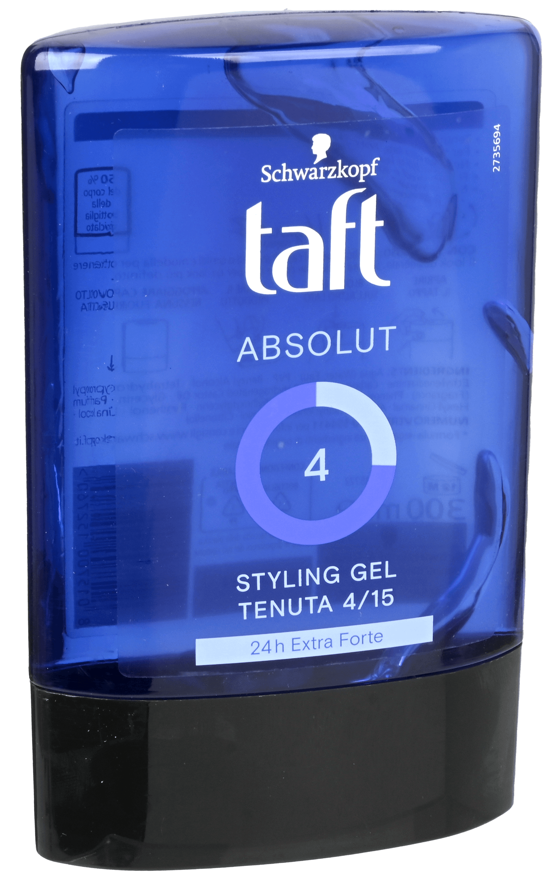 2 tubes Taft Styling Gel Absolute Hold 4 300ml