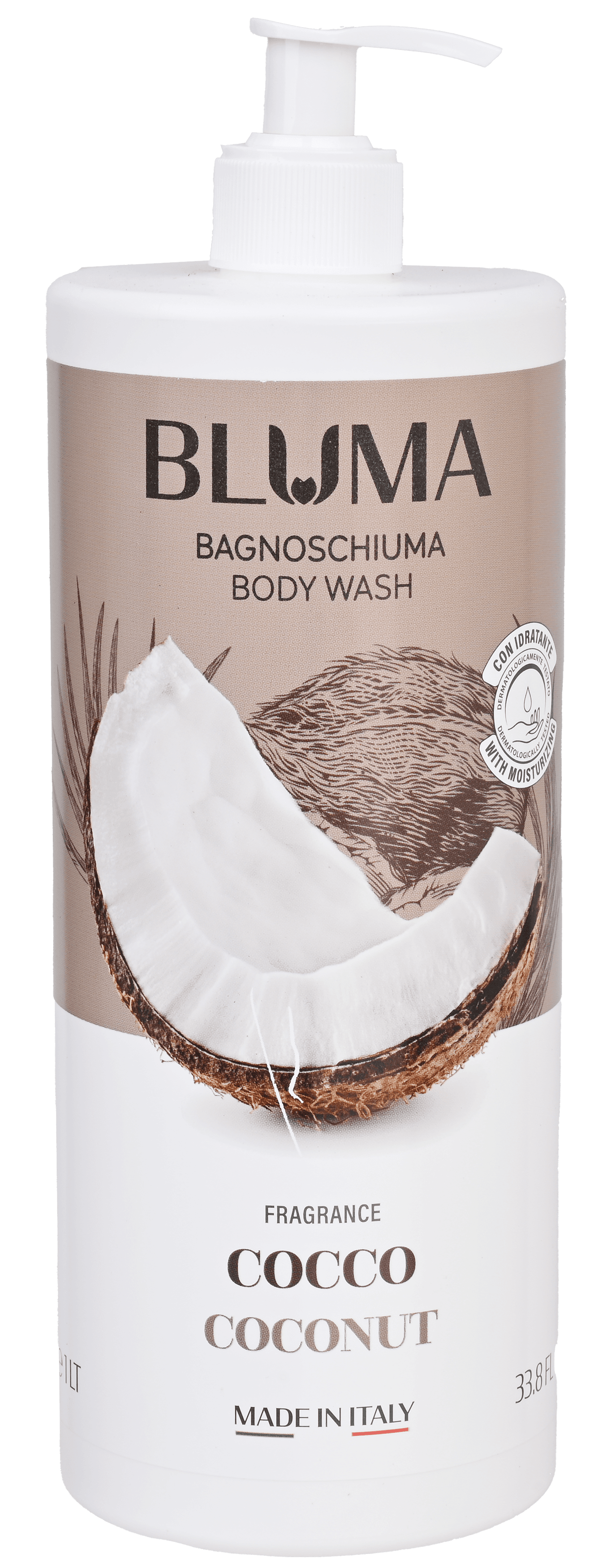 2 stuks Bluma Douche Pomp Coconut 1L
