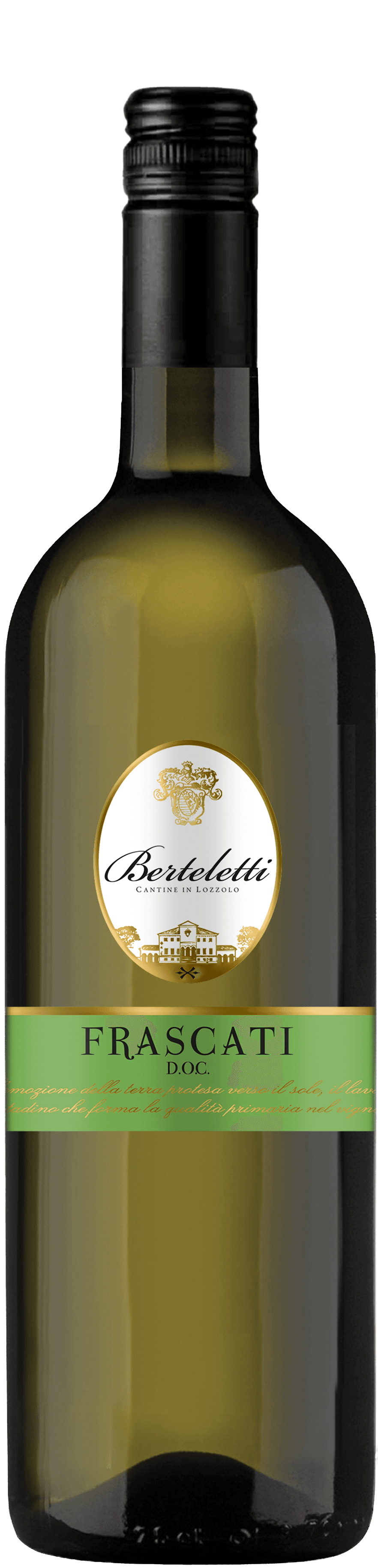Fles Berteletti Frascati droge witte wijn, 0,75 l