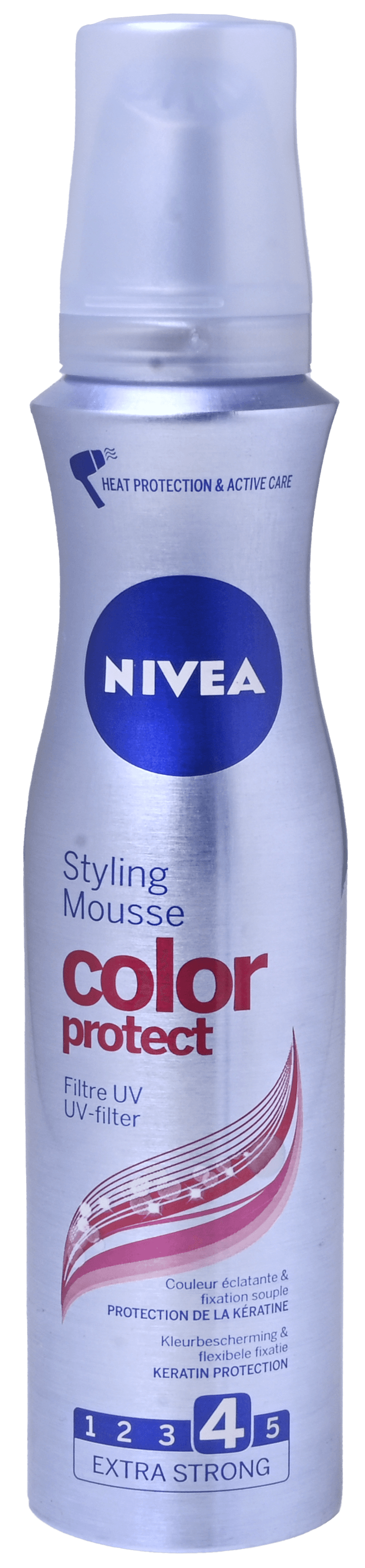 2 bussen Nivea Styling Mousse Color Care&Protect Nr 4 150ml