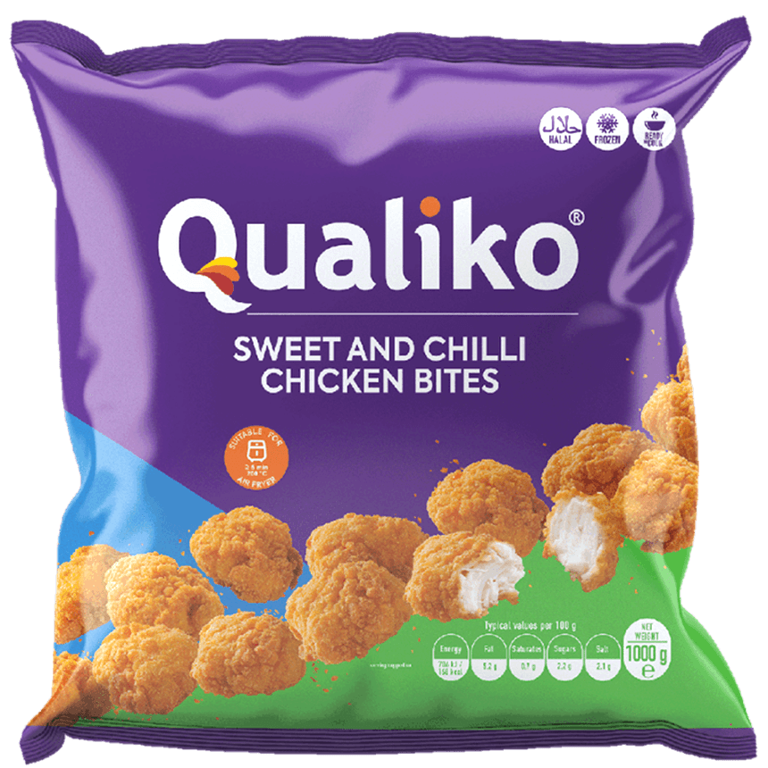 Qualiko Sweet and Chili Chicken Bites 1kg