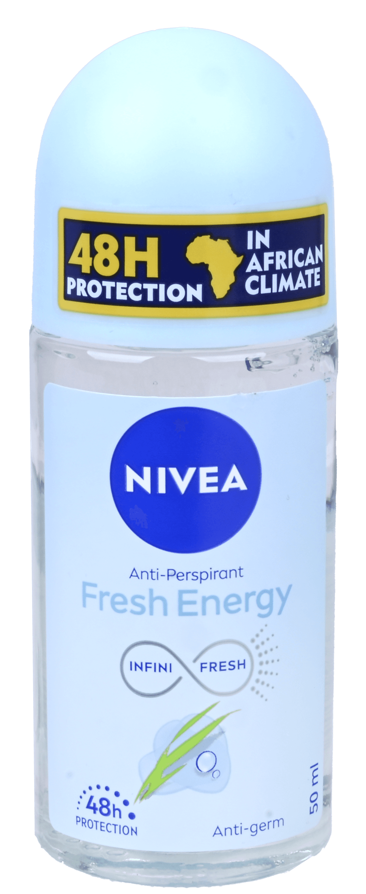 2 rollers Nivea Deo Roll-On Energy Fresh 50ml
