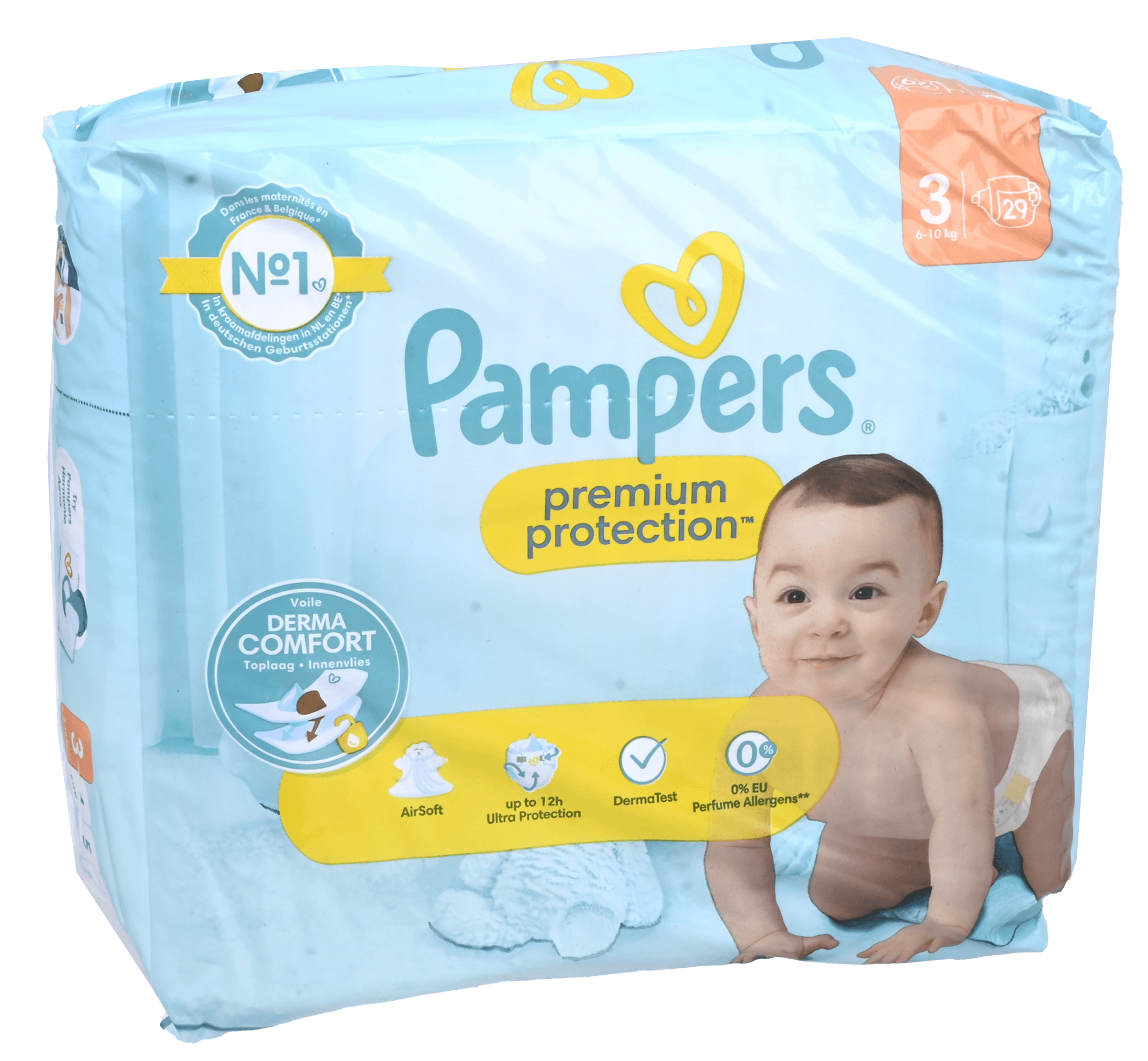Pampers Luiers Premium Protection Maat 3 Midi 6-10kg 29st