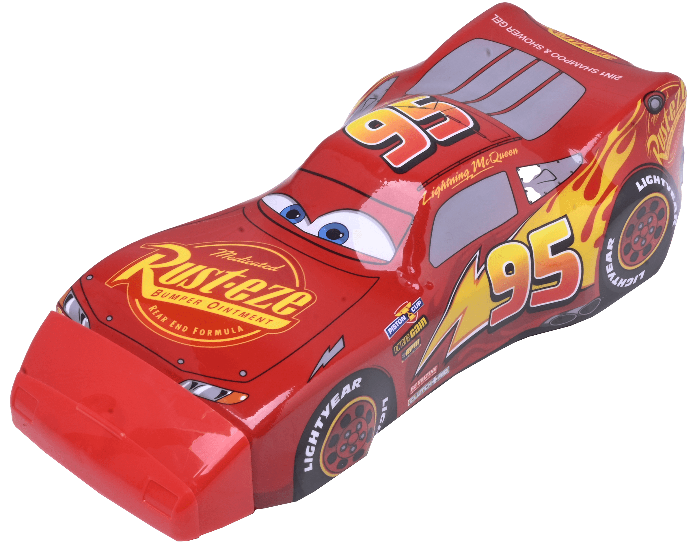 2 flessen Disney Cars Shampoo & Douche 2in1 2D 300ml