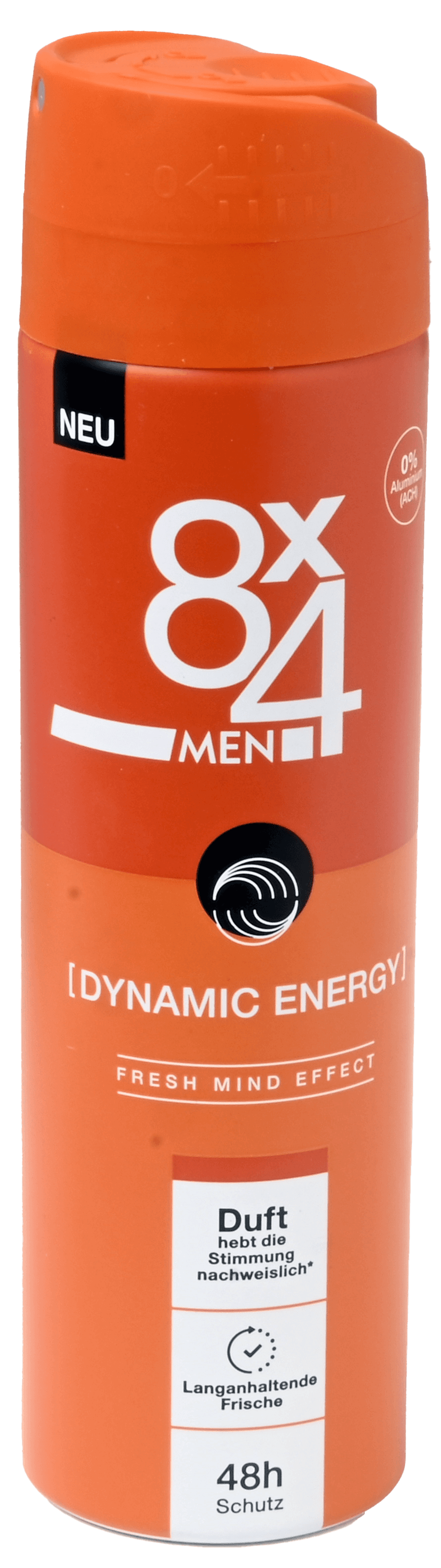2 bussen 8x4 Deospray Men Dynamic Energy 150ml