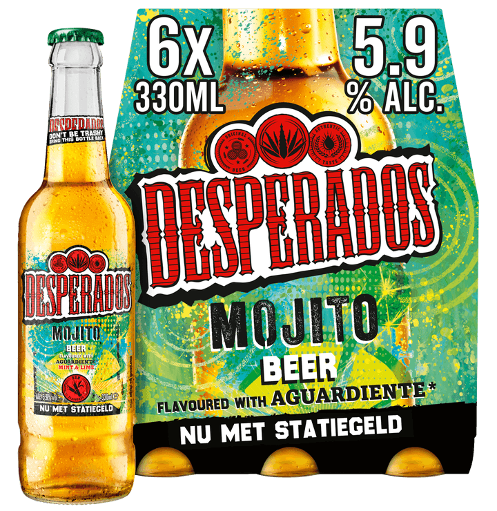 6-Pack Desperados mojito vol 5,9% 330ml