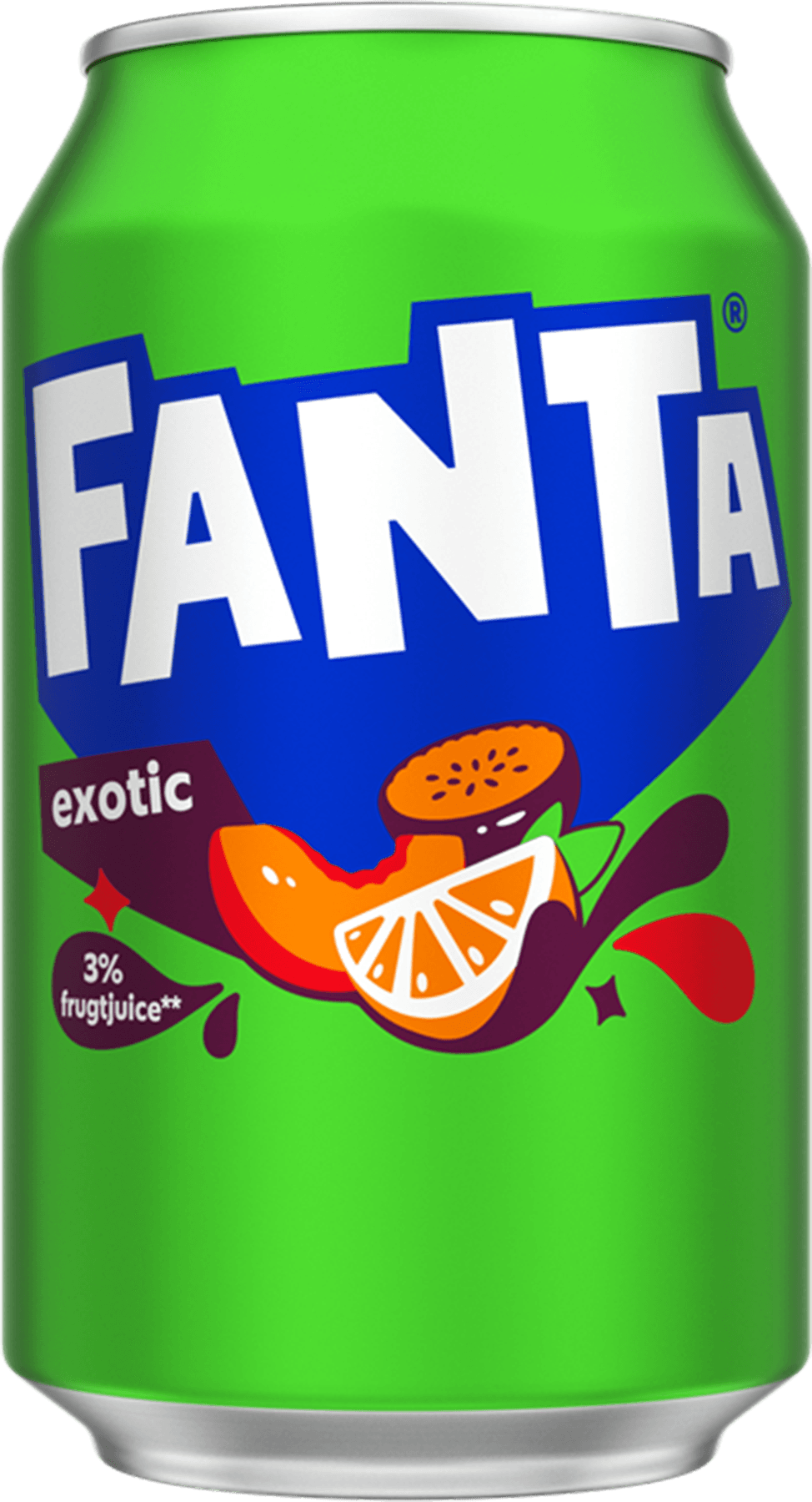 6 blikken Fanta Exotic 330ml