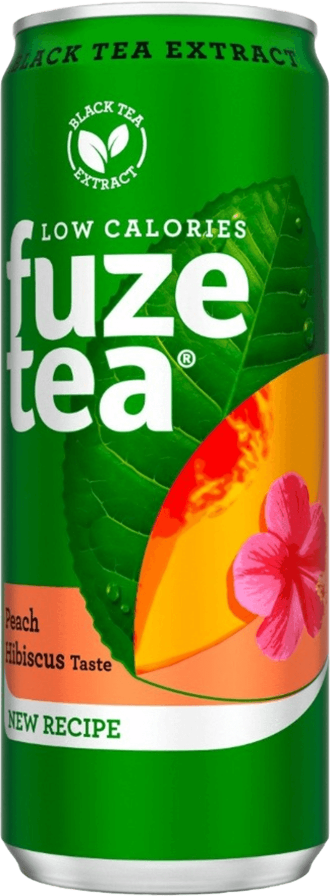 6 blikken Fuze Tea Peach 330ml