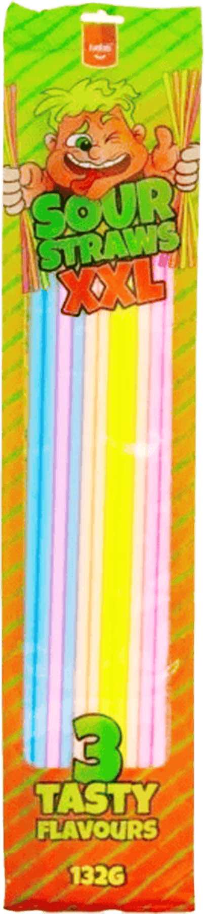 2 pakken Funlab Sour Straws XXL 132gr