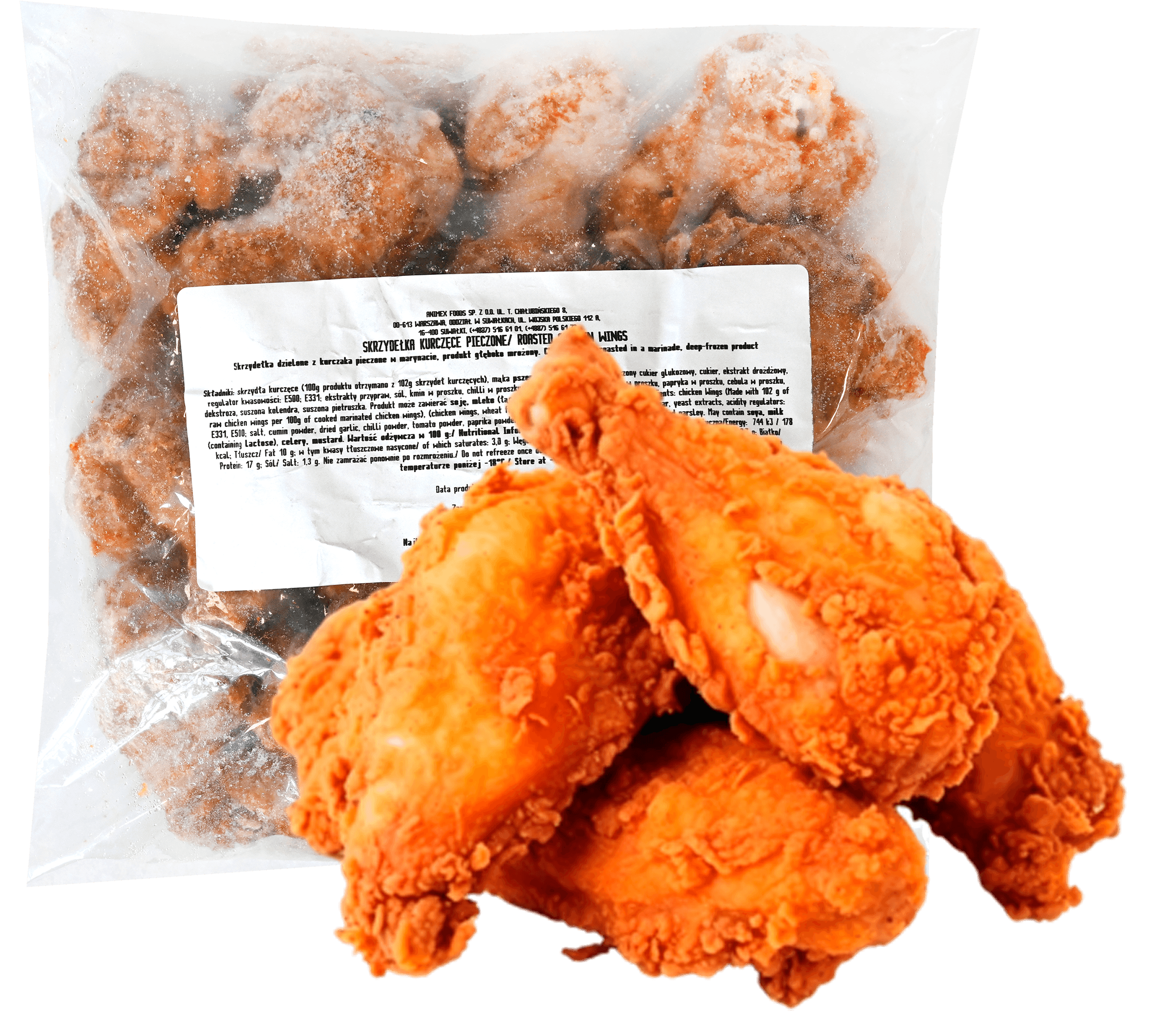 Geroosterde, pittige kippenvleugels, DV 1 kg