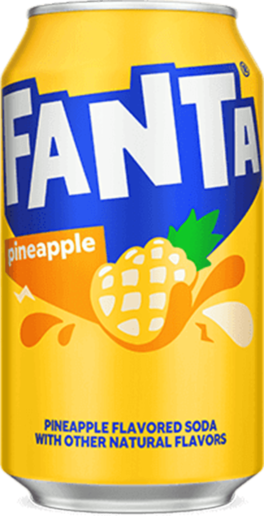 6 blikken USA Fanta Pineapple 355ml