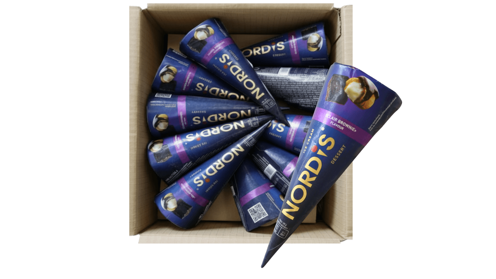 Nordis brownie cornetto ijs 20x170ml