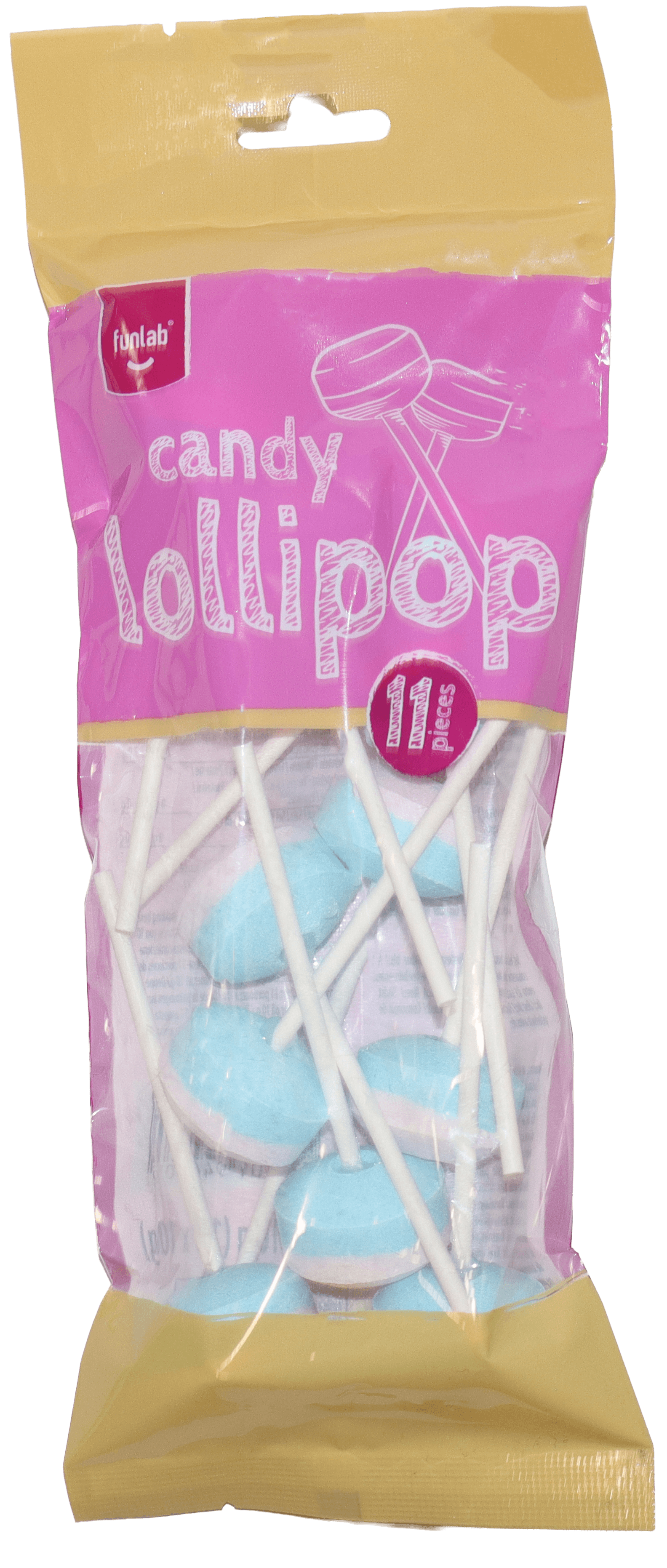 2 zakken Funlab Candy Lollipop 110gr