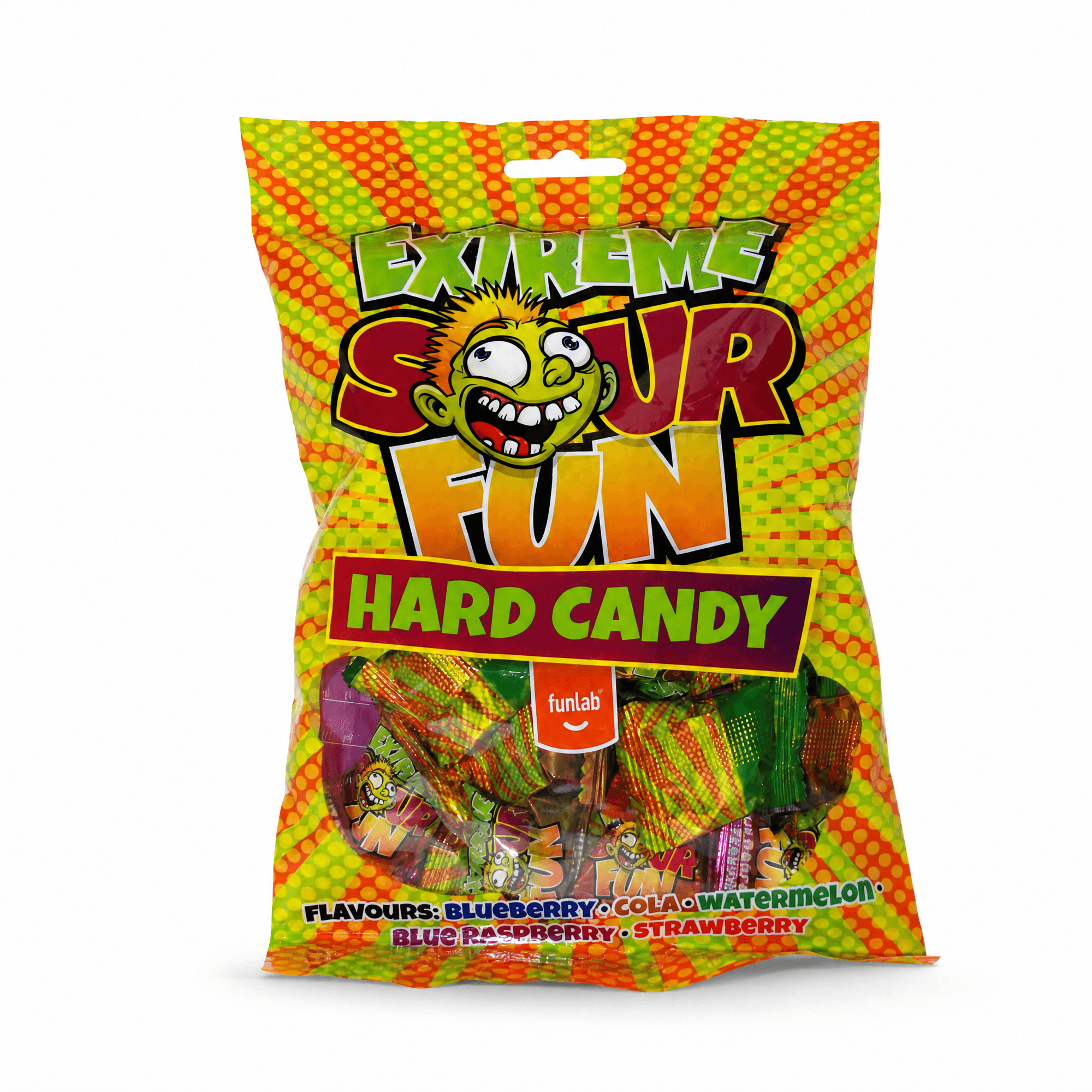 Funlab Extreme Sour Hard Candy 56gr