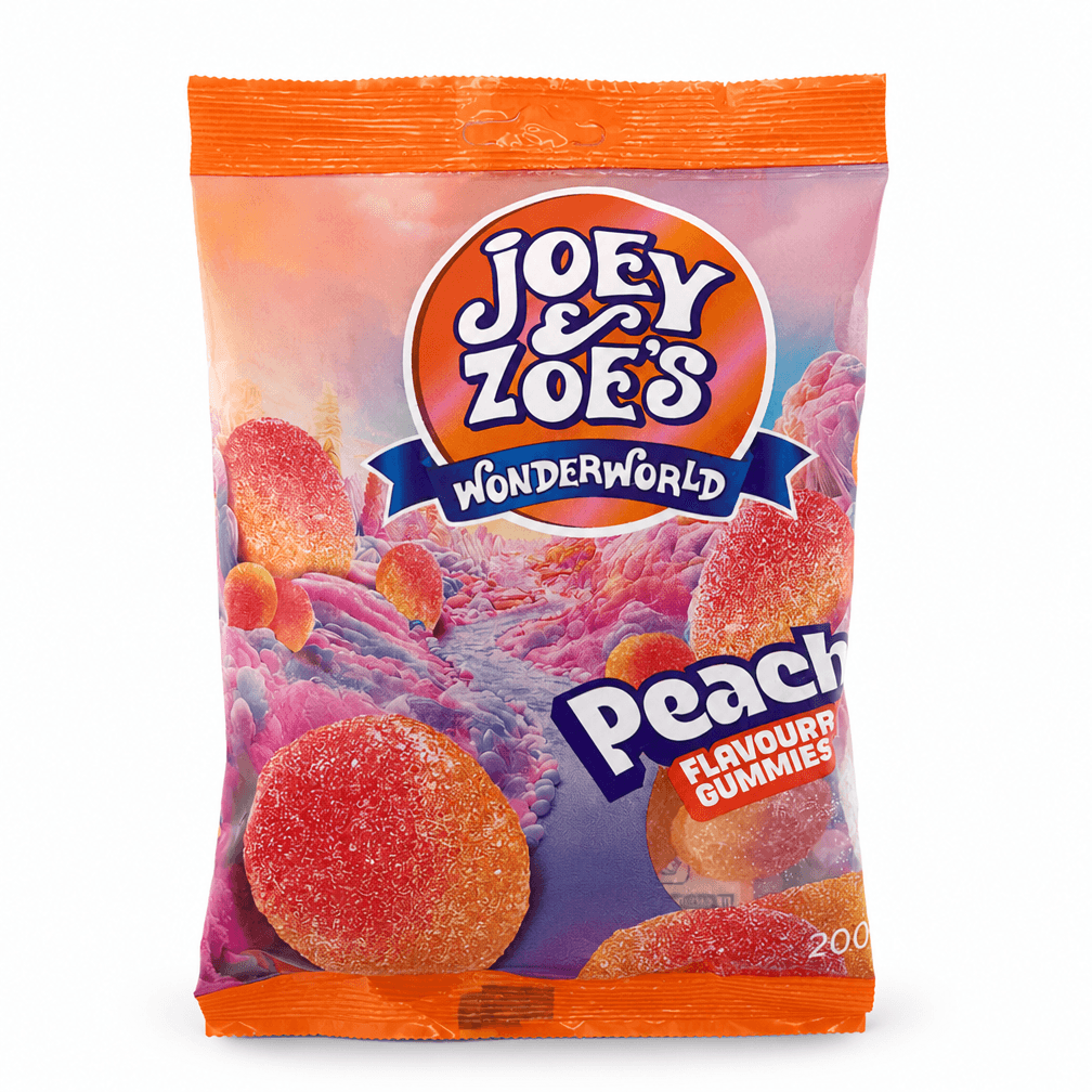 2 zakken Joey Zoe's Peaches snoep 200 g