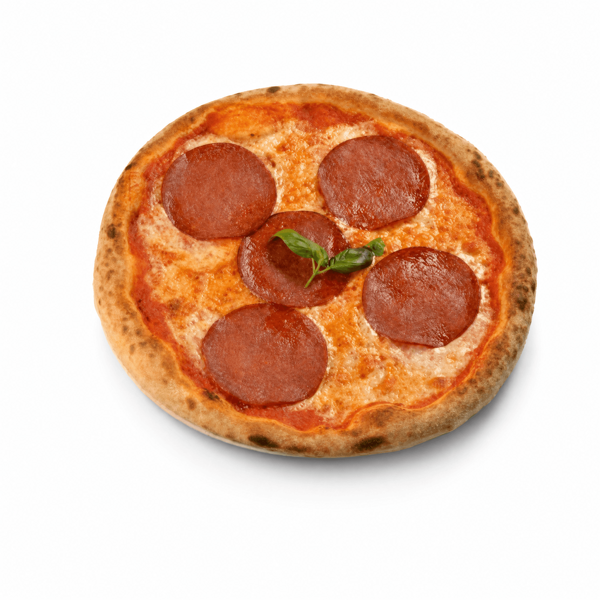 5 Pakken steenoven pizza salami/mozzarella 330gr