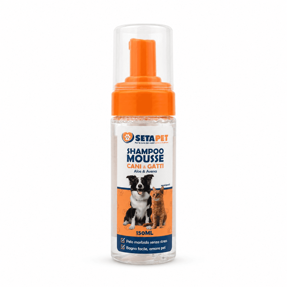 Fles hond en katten shampoo zonder uitspoelen 150 ml