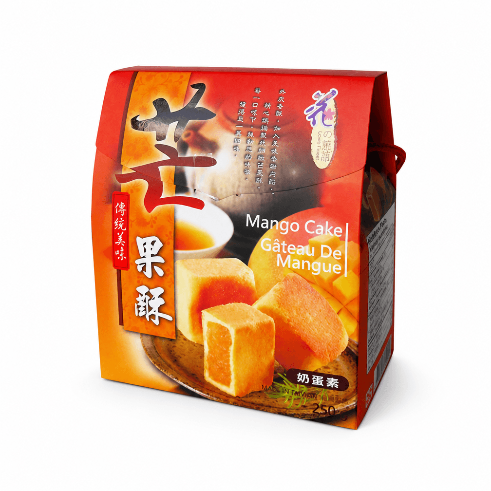 2 pakken Loves Flower Mango cake 250g