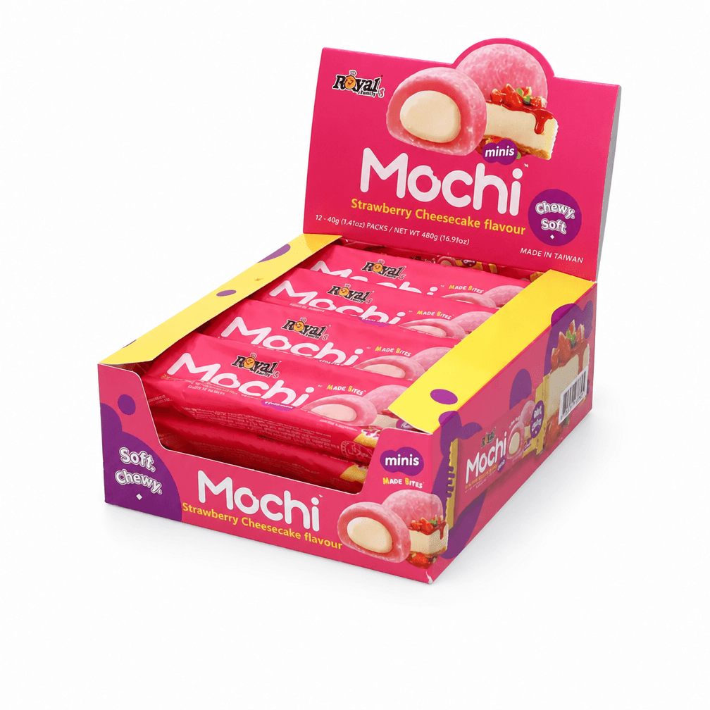 Royal Family Mochi Mini Strawberry Chees Cake 12x40g