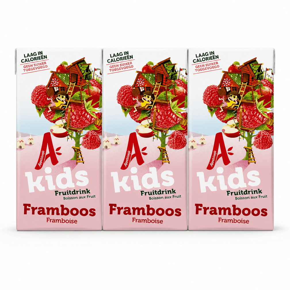 Appelsientje Kids fruitdrink framboos 6-pack